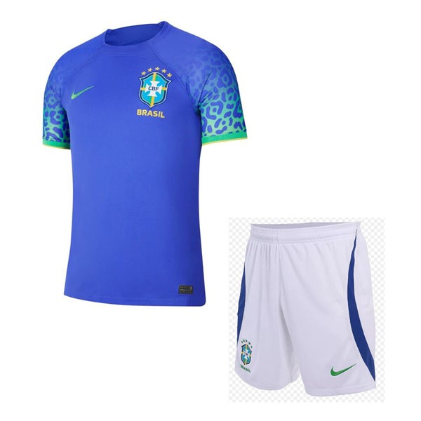 Camiseta Brasil 2nd Niño 2022-2023